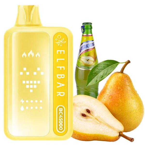 Одноразовая электронная сигарета Elf Bar BC Pear Soda (Груша Сода) (45000 Затяжек)