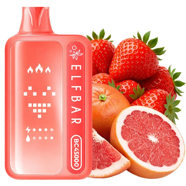 Одноразовая электронная сигарета Elf Bar BC Strawberry Grapefruit (Клубника Грейпфрут) (45000 Затяжек)