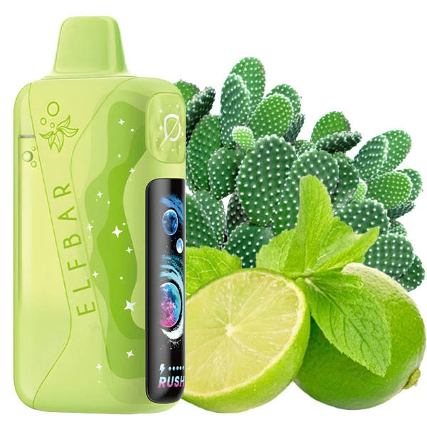 Одноразова електронна сигарета Elf Bar Lush King Pro Cactus Lime (Кактус Лайм) (40000 Затяжок)