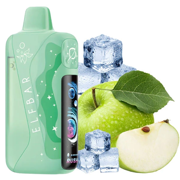 Одноразова електронна сигарета Elf Bar Lush King Pro Sour Apple Ice (Сауер Епл Айс) (40000 Затяжок)