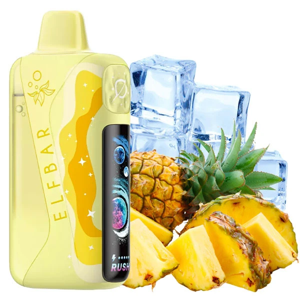 Одноразова електронна сигарета Elf Bar Lush King Pro Sour Pineapple Ice (Сауер Пайнепл Айс) (40000 Затяжок)