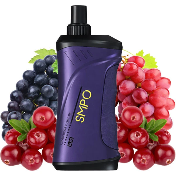 Одноразовая электронная сигарета SMPO DL02 Cranberry Grape (Клюква Виноград) (10000 Затяжек)