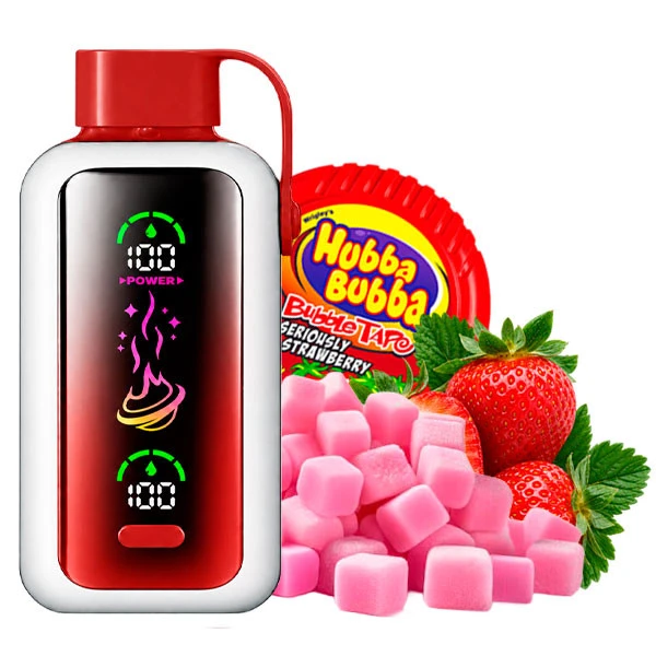 Одноразова електронна сигарета Vozol Star Strawberry Bubble Gum (Полуниця Бабл Гам) (20000 Затяжок)