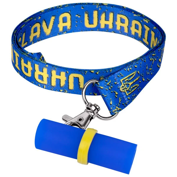 Персональный мундштук Personalka Slava Ukraini (Синий)