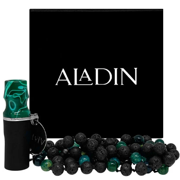 Персональний мундштук в упаковці Aladin Premium (Зелений) — фото 2