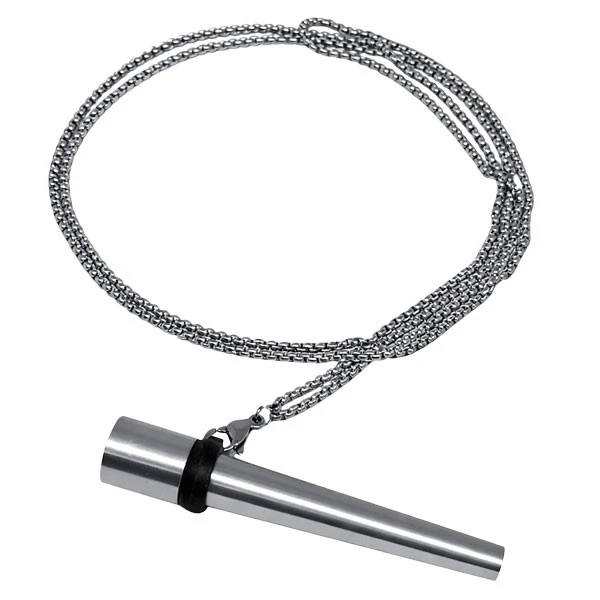 Персональный мундштук в упаковке Yahya Steel Slim (Серебристый)
