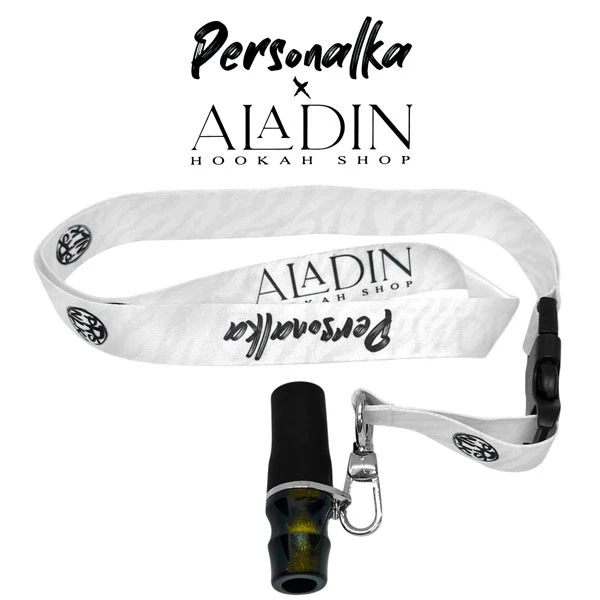 Персональний мундштук в упаковці Aladin x Personalka AP009 (Чорний з золотим)