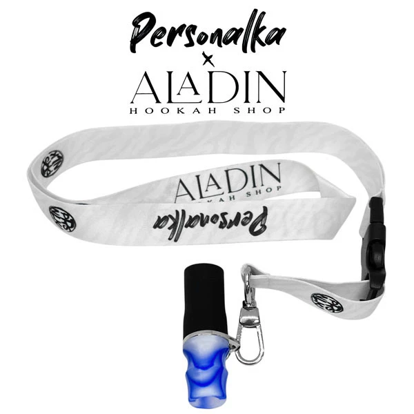 Персональний мундштук в упаковці Aladin x Personalka AP015 (Білий з синім)