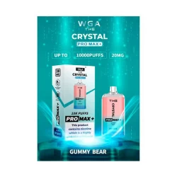 Одноразова електронна сигарета Crystal Pro Max Gummy Bear (Гаммі Ведмедик) (10000 Затяжок)