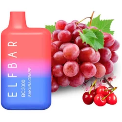 Одноразовая электронная сигарета Elf Bar BC Sakura Grape (Сакура Виноград) (3000 Затяжек)