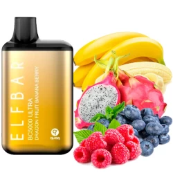 Одноразовая электронная сигарета Elf Bar BC Ultra Dragon Fruit Banana Berry (Питайя Банан Ягода) (5000 Затяжек)