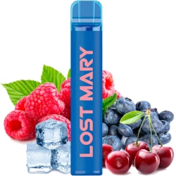 Одноразовая электронная сигарета Elf Bar CM Lost Mary Blue Razz Cherry Ice (Блу Разз Вишня Лед) (1500 Затяжек)