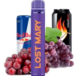 Одноразовая электронная сигарета Elf Bar CM Lost Mary Grape Energy (Виноград Энергетик) (1500 Затяжек)