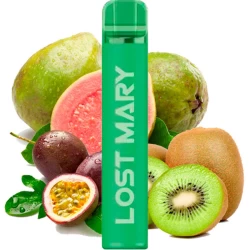 Одноразовая электронная сигарета Elf Bar CM Lost Mary Kiwi Passion Fruit Guava (Киви Маракуйя Гуава) (1500 Затяжек)