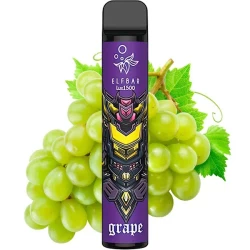 Одноразовая электронная сигарета Elf Bar Lux Grape (Виноград) (1500 Затяжек)