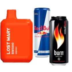 Одноразовая электронная сигарета Lost Mary BM Energy (Энергетик) (5000 Затяжек)