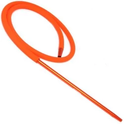 Шланг силиконовый Candy Long Metallic Soft Touch (Оранжевый)