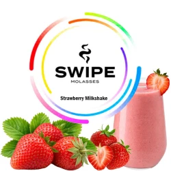 Безникотиновая смесь Swipe Strawberry Milkshake (Клубника Милкшейк) 50 гр
