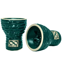 Чашка глиняная UNLTD Turkish Green Nephrite (Зеленый с белым)