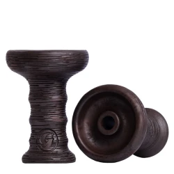 Чашка глиняна GrynBowls Phunnel Dotted Line (Коричневий)