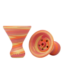 Чашка глиняна Trumpet Bell (Жовтий з рожевим)