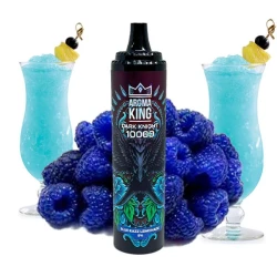 Одноразовая электронная сигарета Aroma King Blue Razz Lemonade (Блу Разз Лимонад) (10000 Затяжек)