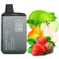 Одноразовая электронная сигарета Aroma King Strawberry Apple Pear (Клубника Яблоко Груша) (5500 Затяжек)