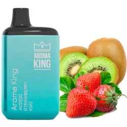 Одноразовая электронная сигарета Aroma King Strawberry Kiwi (Клубника Киви) (5500 Затяжек)