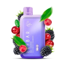 Одноразовая электронная сигарета Elf Bar BC Blackberry Cranberry (Ежевика Клюква) (10000 Затяжек)