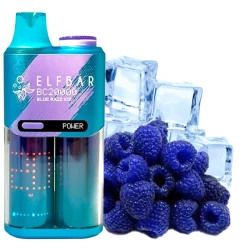 Одноразовая электронная сигарета Elf Bar BC Blue Razz Ice (Блу Разз Лед) (20000 Затяжек)