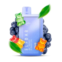 Одноразовая электронная сигарета Elf Bar BC Blueberry Gami (Черника Гамми) (10000 Затяжек)