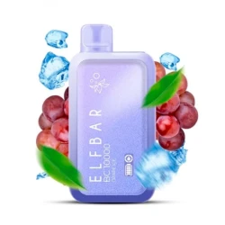 Одноразовая электронная сигарета Elf Bar BC Grape Ice (Виноград Лед) (10000 Затяжек)