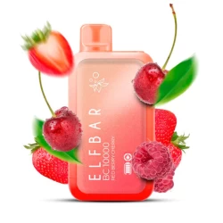 Одноразовая электронная сигарета Elf Bar BC Red Berry Cherry (Красная Ягода Вишня) (10000 Затяжек)