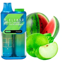 Одноразовая электронная сигарета Elf Bar BC Sour Apple Watermelon (Сауэр Яблоко Арбуз) (20000 Затяжек)
