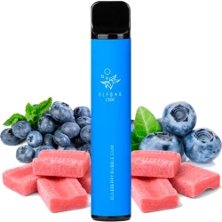 Одноразовая электронная сигарета Elf Bar Blueberry Bubble Gum (Черника Бабл Жвачка) (1500 Затяжек)