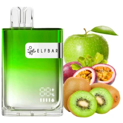 Одноразовая электронная сигарета Elf Bar CR Green Passion Fruit Kiwi (Зеленое яблоко Маракуйя Киви) (8000 Затяжек)