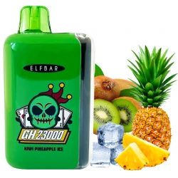 Одноразовая электронная сигарета Elf Bar GH Kiwi Pineapple Ice (Киви Ананас Лед) (23000 затяжек)
