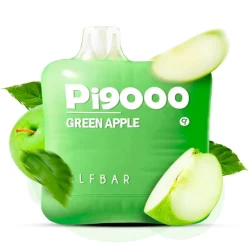 Одноразовая электронная сигарета Elf Bar Pi Green Apple (Зеленое Яблоко) (9000 Затяжек)