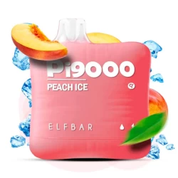 Одноразовая электронная сигарета Elf Bar Pi Peach Ice (Персик Лед) (9000 Затяжек)