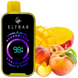Одноразовая электронная сигарета Elf Bar Raya D2 Mango Peach (Манго Персик) (20000 Затяжек)