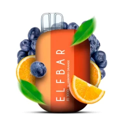 Одноразовая электронная сигарета Elf Bar Ri Blueberry Orange (Черника Апельсин) (3000 Затяжек)