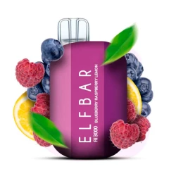 Одноразовая электронная сигарета Elf Bar Ri Blueberry Raspberry Lemon (Черника Малина Лимон) (3000 Затяжек)