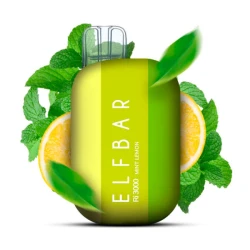 Одноразовая электронная сигарета Elf Bar Ri Mint Lemon (Мята Лимон) (3000 Затяжек)