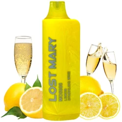 Одноразовая электронная сигарета Lost Mary MO Lemon Sparkling Wine (Лимон Игристое Вино) (5000 Затяжек)