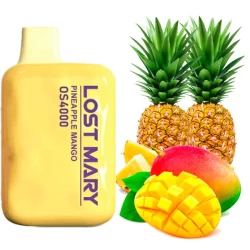 Одноразовая электронная сигарета Lost Mary OS Pineapple Mango (Ананас Манго) (4000 Затяжек)