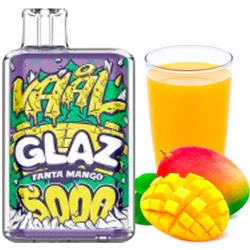 Одноразовая электронная сигарета VAAL Glaz Fanta Mango (Фанта Манго) (5000 Затяжек)