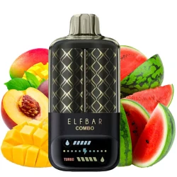 Одноразовая электронная сигарета Elf Bar Combo Peach Mango + Watermelon (Персик Манго + Арбуз) (25000 Затяжек)
