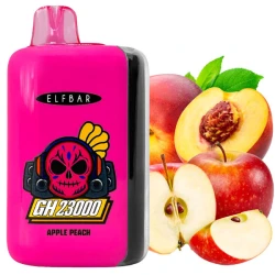 Одноразовая электронная сигарета Elf Bar GH Apple Peach (Яблоко Персик) (23000 затяжек) (2% Nic)