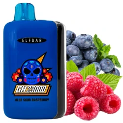 Одноразовая электронная сигарета Elf Bar GH Blue Sour Raspberry (Блу Сауэр Малина) (23000 затяжек) (2% Nic)