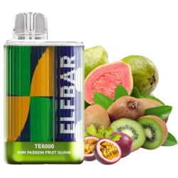 Одноразовая электронная сигарета Elf Bar TE Kiwi Passion Fruit Guava (Киви Маракуйя Гуава) (6000 Затяжек)